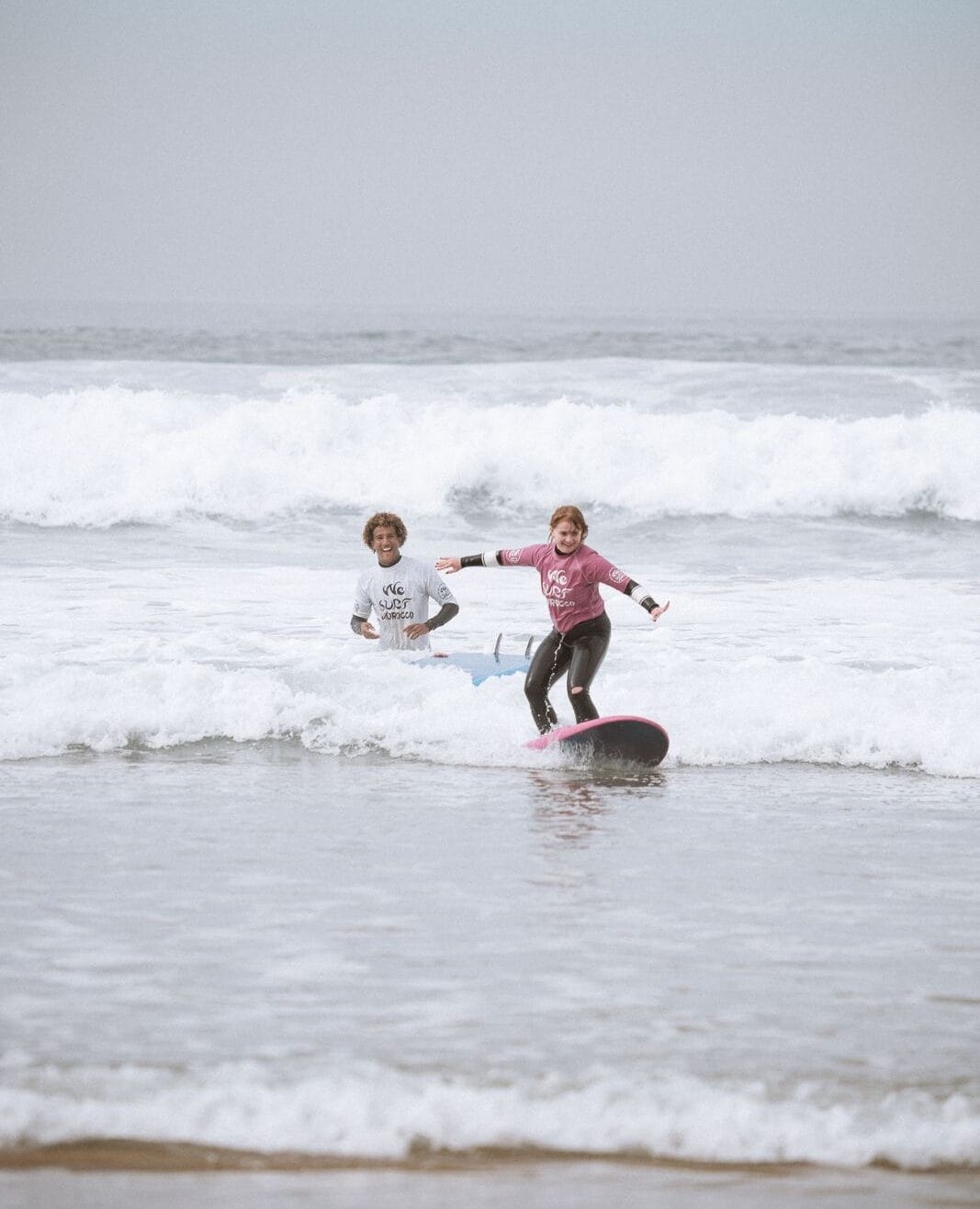 First waves in the whitewash