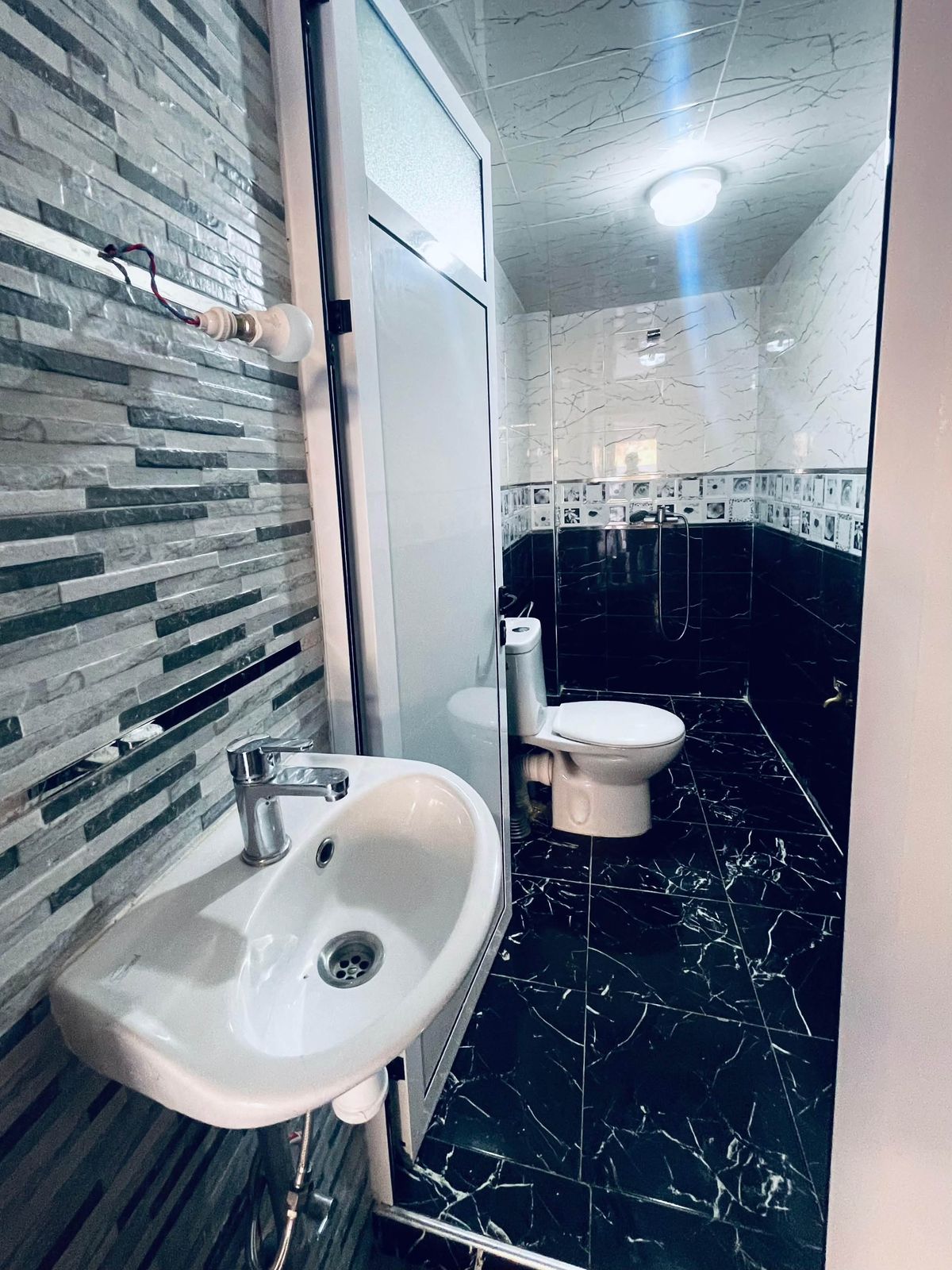 The Salty House apartment — private bathroom